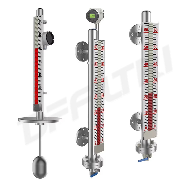 Magnetic flip level gauge oil level gauge