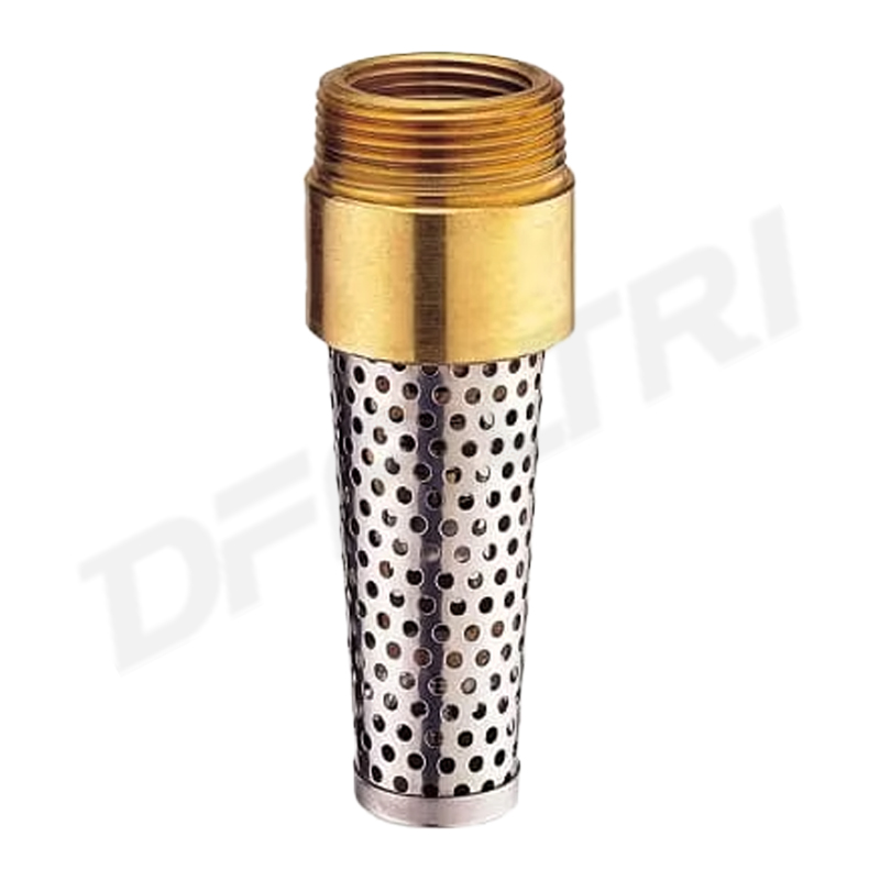 Brass hydraulic check bottom valve for high-temperature media