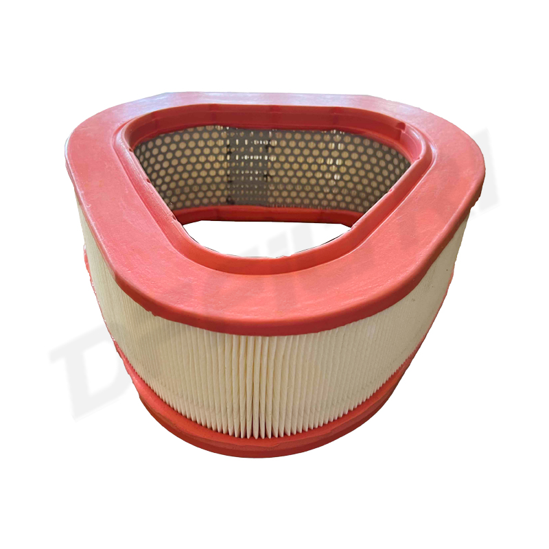 Heart shaped cabin air filter element