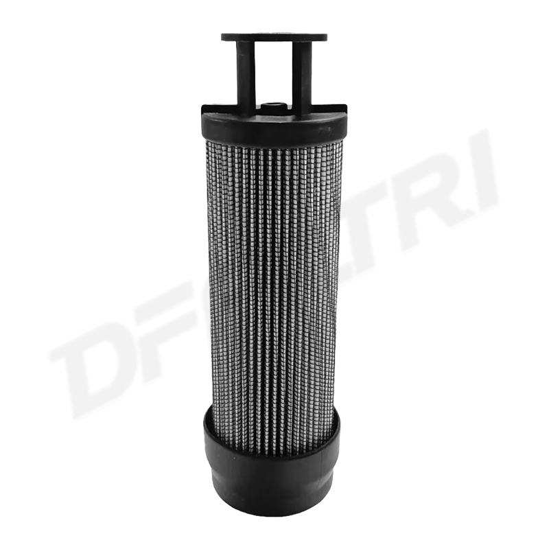 Compressed parts precision oil removal filter element